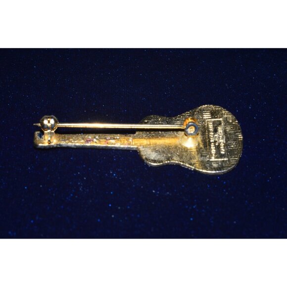 Vintage Hard Rock Cafe Las Vegas Nevada King of Clubs Guitar Lapel Pin Brooch - Picture 2 of 6